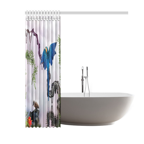 Awesome parrot Shower Curtain 60"x72"