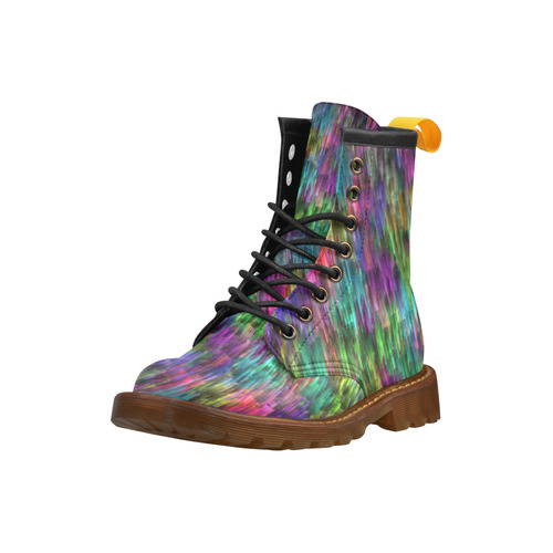 Rainbow Colors High Grade PU Leather Martin Boots For Women Model 402H