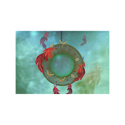 Wonderful dreamcatcher with feather Placemat 12’’ x 18’’ (Set of 4)