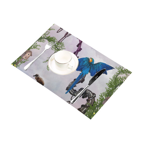 Awesome parrot Placemat 12’’ x 18’’ (Set of 6)