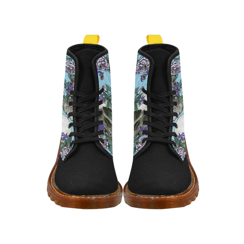 Skulls and Roses Ladies Boot Martin Boots For Women Model 1203H