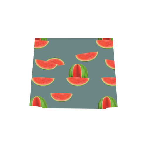 Watercolor Watermelon red, green and sweet pattern Euramerican Tote Bag/Small (Model 1655)