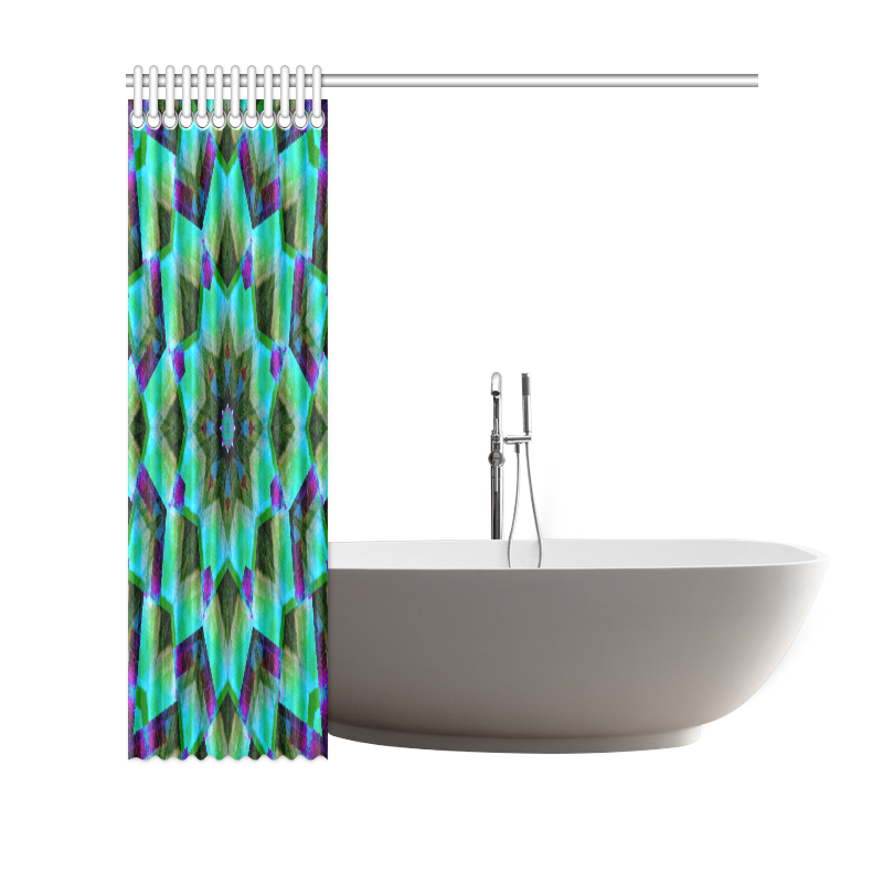 Funky Abstract Shower Curtain 69"x70" ID D1396428