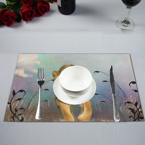 Wonderful lioness Placemat 12’’ x 18’’ (Set of 6)