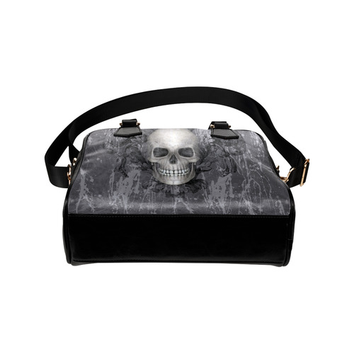 Grunge Vampire Skull Shoulder Handbag (Model 1634)