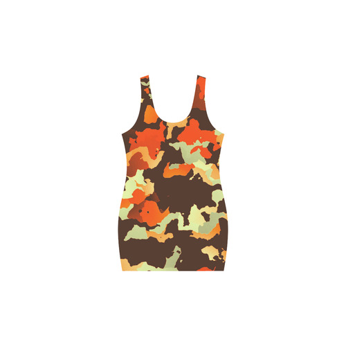 new modern camouflage C by JamColors Medea Vest Dress (Model D06)