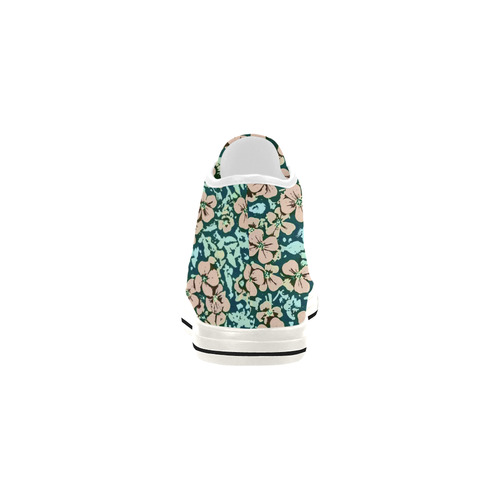 floral comic style 2 A by JamColors Vancouver H Women's Canvas Shoes (1013-1)