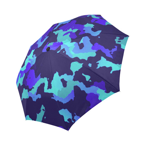 new modern camouflage D by JamColors Auto-Foldable Umbrella (Model U04)