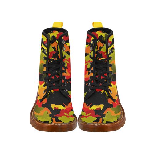 new modern camouflage F by JamColors Martin Boots For Women Model 1203H