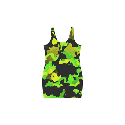 new modern camouflage E by JamColors Medea Vest Dress (Model D06)