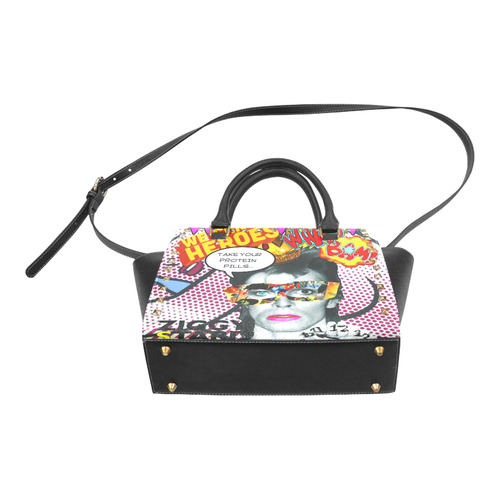 Super Bowie Rivet Shoulder Handbag (Model 1645)