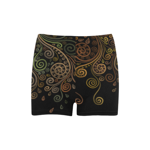 Psychedelic 3D sand clock Briseis Skinny Shorts (Model L04)