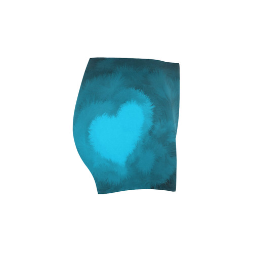 Blue Fluffy Heart, Valentine Briseis Skinny Shorts (Model L04)
