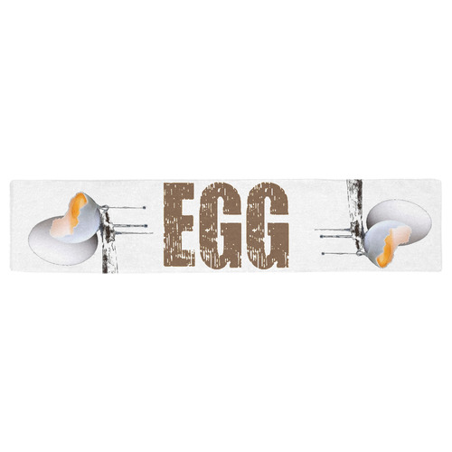 CRACKED EGG Table Runner 16x72 inch