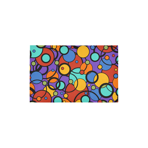 Pop Art Colorful Dot Print Rug by Juleez Area Rug 2'7"x 1'8‘’