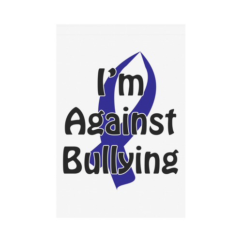 Anti-Bullying Blue Ribbon Garden Flag 12‘’x18‘’（Without Flagpole）