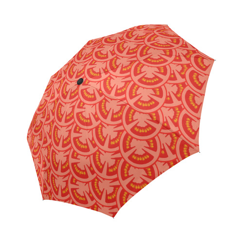 Tomato Pattern Auto-Foldable Umbrella (Model U04)