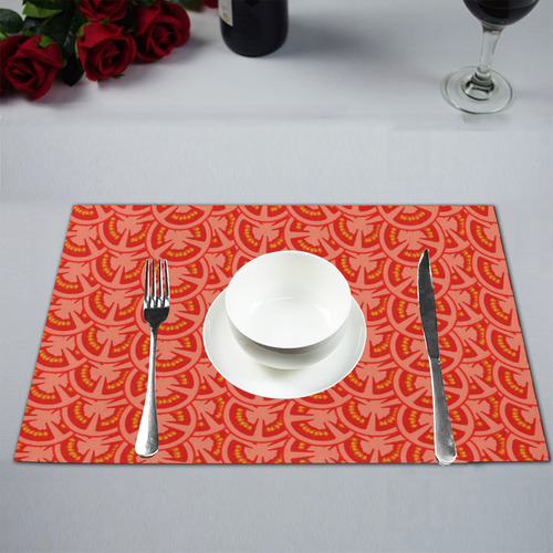 Tomato Pattern Placemat 12’’ x 18’’ (Two Pieces)