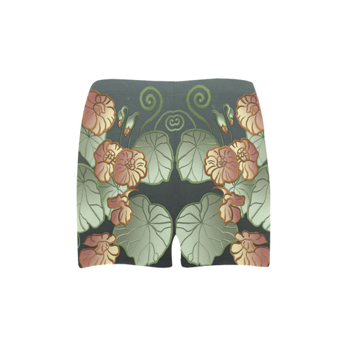 Art Nouveau Garden Briseis Skinny Shorts (Model L04)