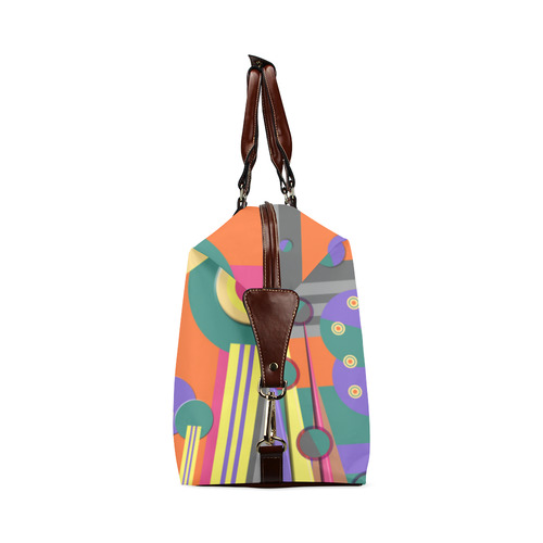 Art Deco Shapes and Colours Classic Travel Bag (Model 1643) Remake