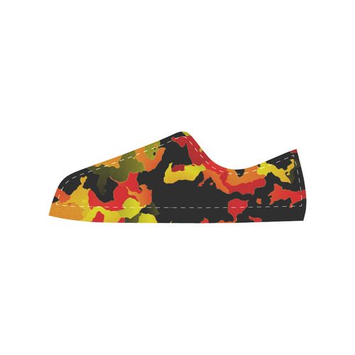 new modern camouflage F by JamColors Canvas Women's Shoes/Large Size (Model 018)
