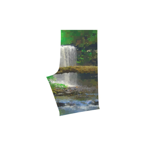 Peaceful Pixel Waterfall Men's Swim Trunk (Model L21)