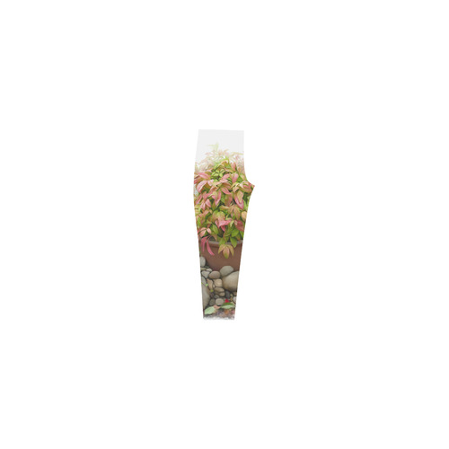 Pot full of colors, floral watercolors, plant Capri Legging (Model L02)