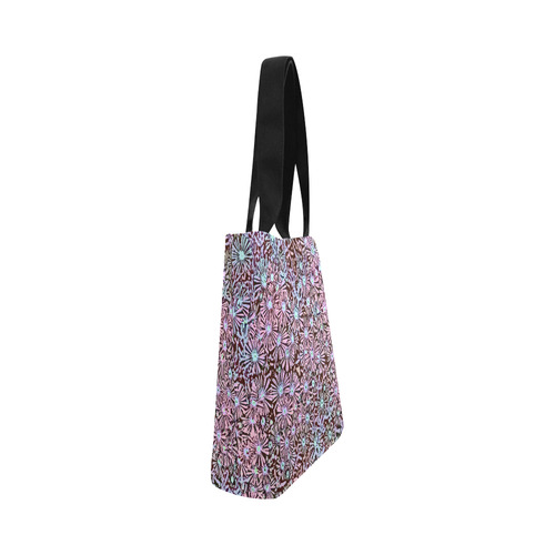 floral comic style A by JamColors Canvas Tote Bag (Model 1657)