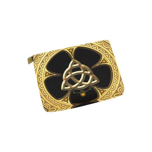 The celtic knote, golden design Carry-All Pouch 6''x5''