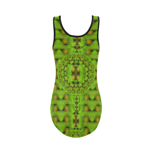 peace eggs and feathers tribute pop art Vest One Piece Swimsuit (Model S04)