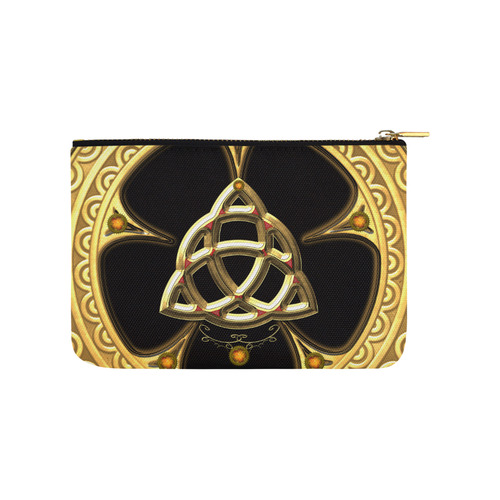 The celtic knote, golden design Carry-All Pouch 9.5''x6''