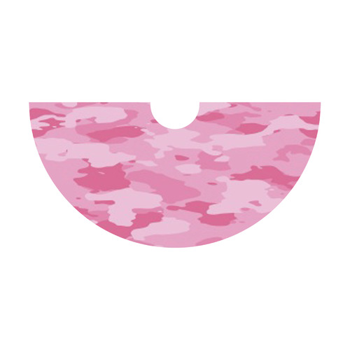 Pink Camo Thea Sleeveless Skater Dress(Model D19)