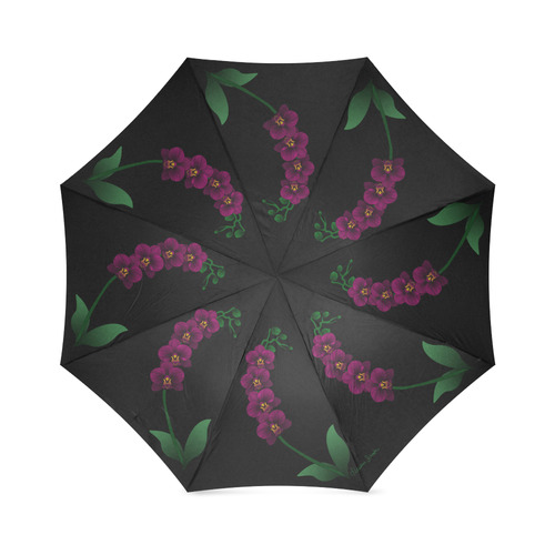 Orchid Mandala Foldable Umbrella (Model U01)