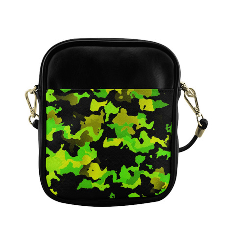 new modern camouflage E by JamColors Sling Bag (Model 1627)