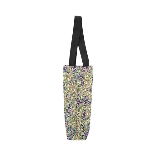 floral comic style B by JamColors Canvas Tote Bag (Model 1657)
