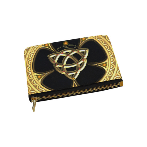 The celtic knote, golden design Carry-All Pouch 9.5''x6''