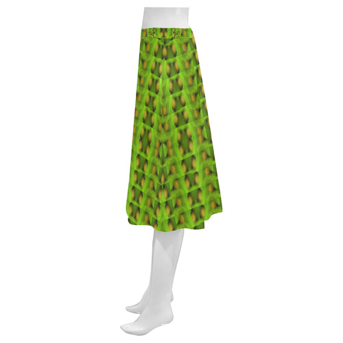 peace eggs and feathers tribute pop art Mnemosyne Women's Crepe Skirt (Model D16)