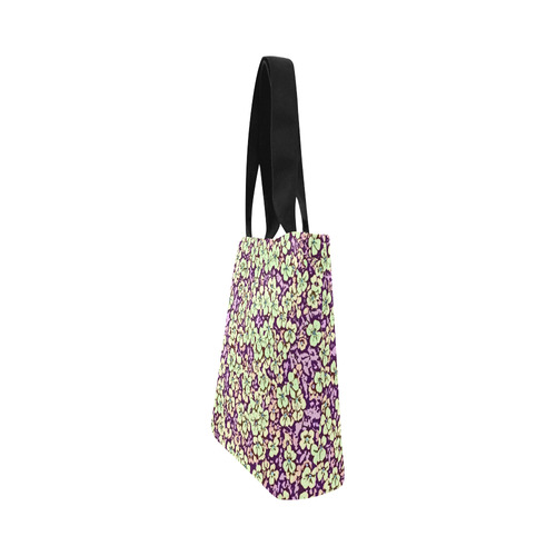 floral comic style 2 C by JamColors Canvas Tote Bag (Model 1657)