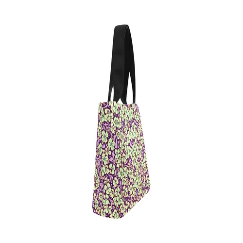 floral comic style 2 C by JamColors Canvas Tote Bag (Model 1657)