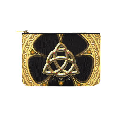 The celtic knote, golden design Carry-All Pouch 9.5''x6''