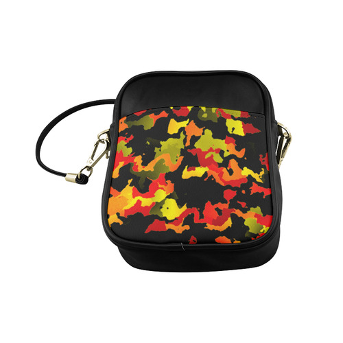 new modern camouflage F by JamColors Sling Bag (Model 1627)