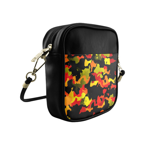 new modern camouflage F by JamColors Sling Bag (Model 1627)