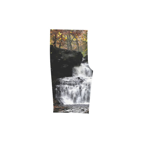 Dark Rock Pixel Waterfall Men's Swim Trunk (Model L21)
