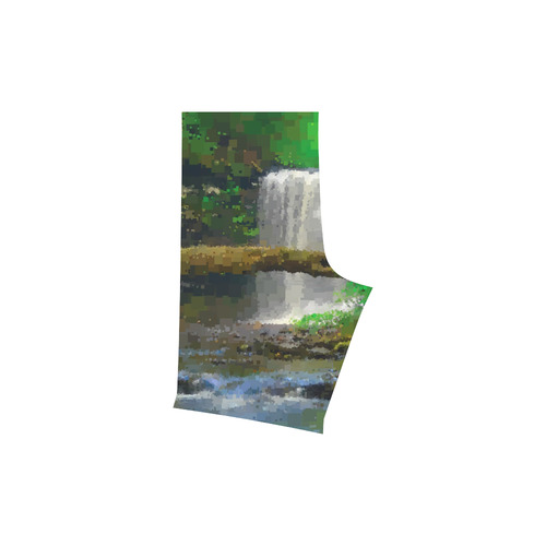 Peaceful Pixel Waterfall Men's Swim Trunk (Model L21)