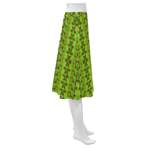peace eggs and feathers tribute pop art Mnemosyne Women's Crepe Skirt (Model D16)