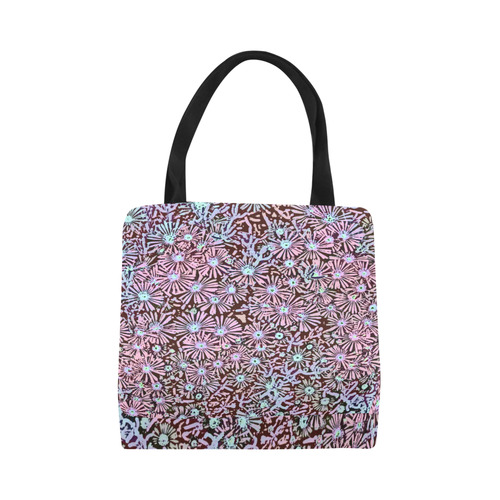 floral comic style A by JamColors Canvas Tote Bag (Model 1657)