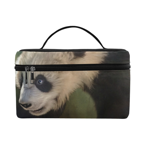 A cute painted panda bear baby. Lunch Bag/Large (Model 1658)