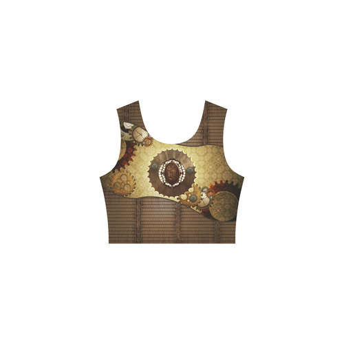 Steampunk, the noble design Thea Sleeveless Skater Dress(Model D19)
