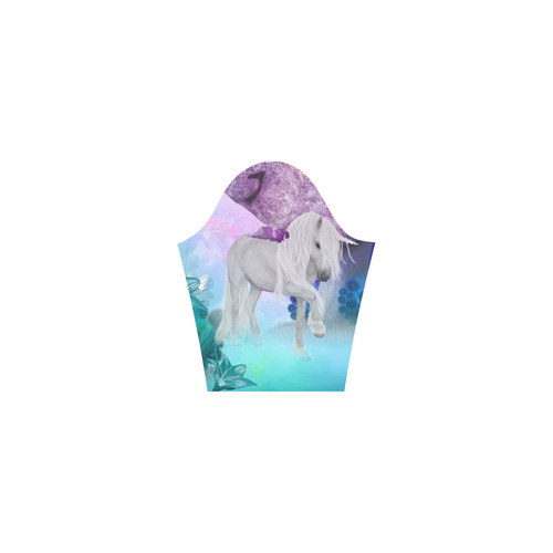 Unicorn with sleeping fairy Tethys Half-Sleeve Skater Dress(Model D20)