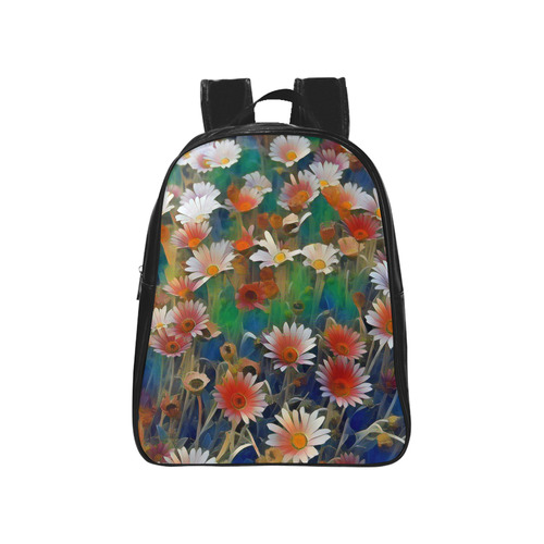 Floral ArtStudio 28 by JamColors School Backpack (Model 1601)(Small)